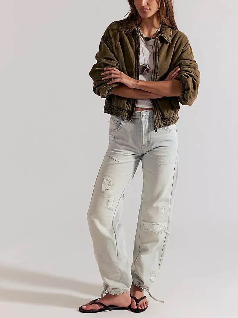 FREE PEOPLE We The Free Don't Wait Up Boyfriend Jeans